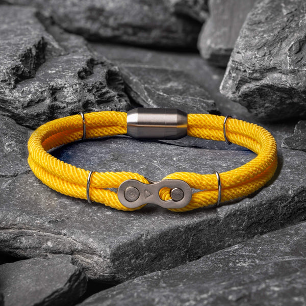 mens yellow bracelets