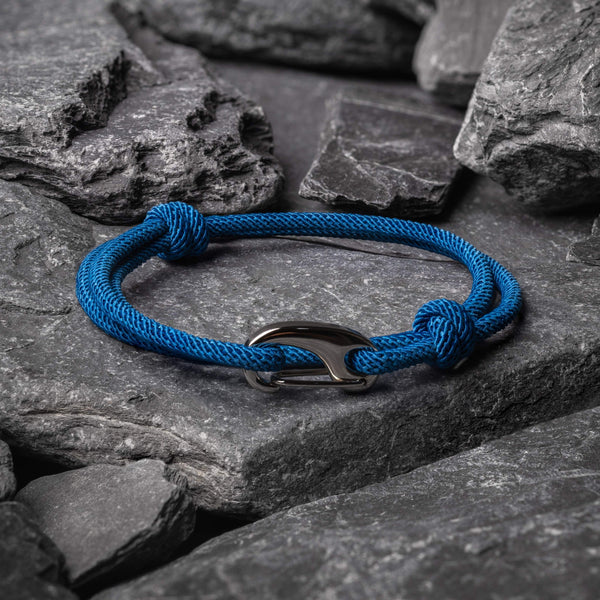 Fish Hook Bracelet- Navy Blue