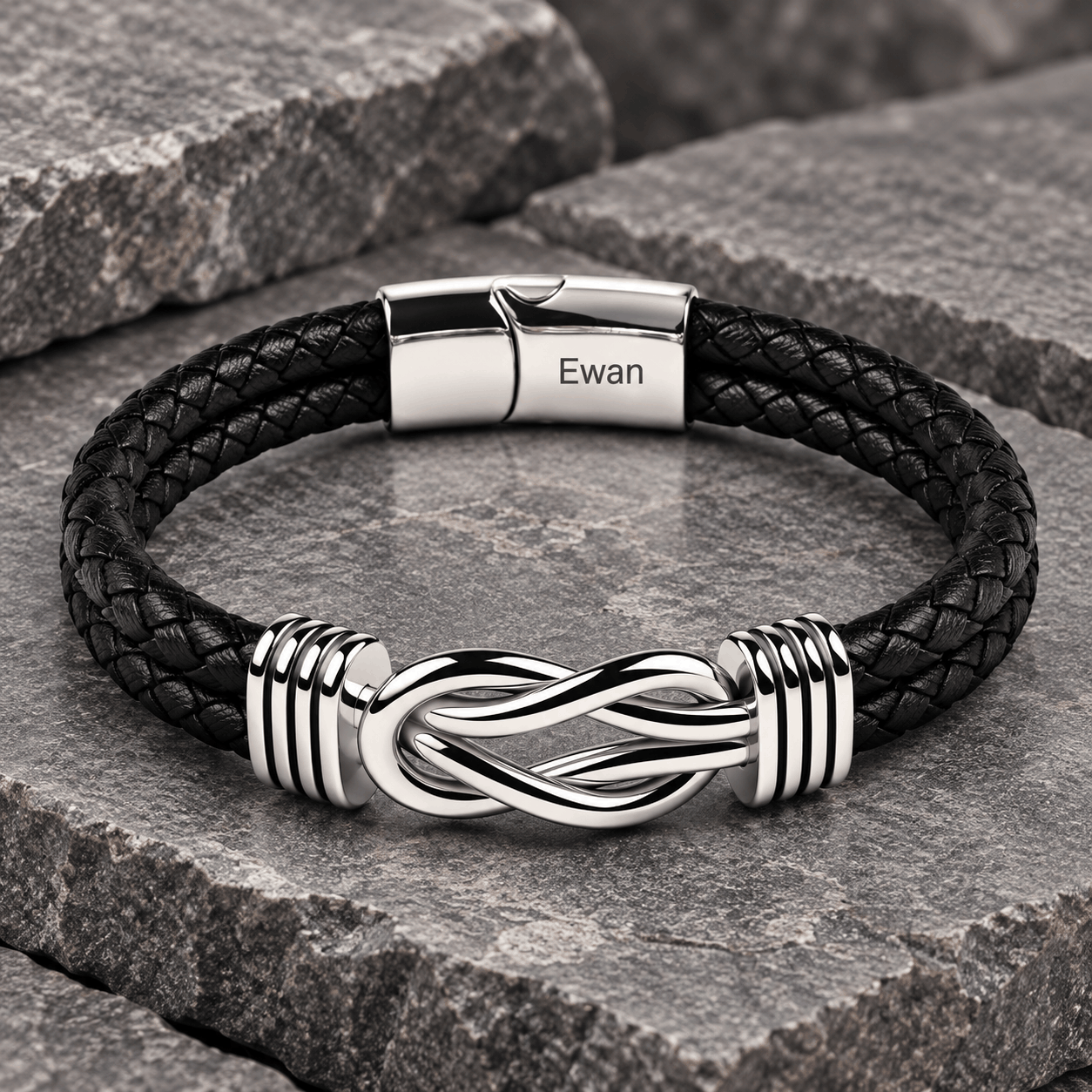 "Knot" - Personalized Braided Bracelet