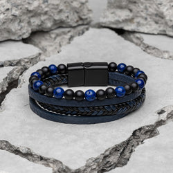 Leather Bracelet Samos Jewelry "Culebra"