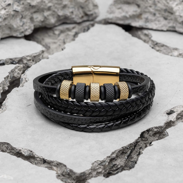 Leather Bracelet Samos Jewelry "Fabero"