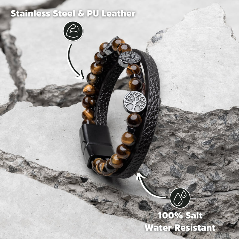 Leather Bracelet Samos Jewelry "Herradura"