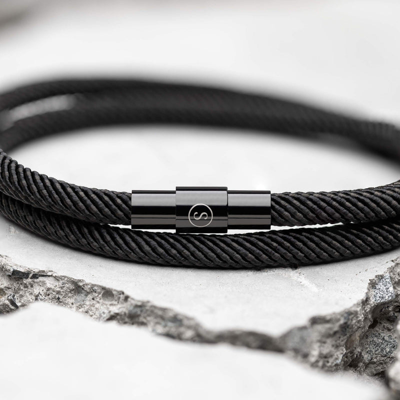 Mover Bracelets Handmade Rope Bracelet With Stainless Steel Shackle – Durable, Waterproof, Unisex Nautical Style