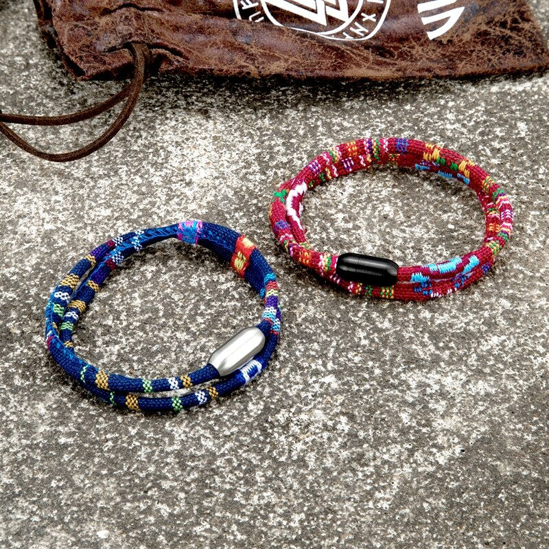 Twisted Cable Bracelets Adjustable Black Cotton Rope Bracelet - Stylish Wristband For Men (LB169) Pera Cord Bracelets - Foto 9