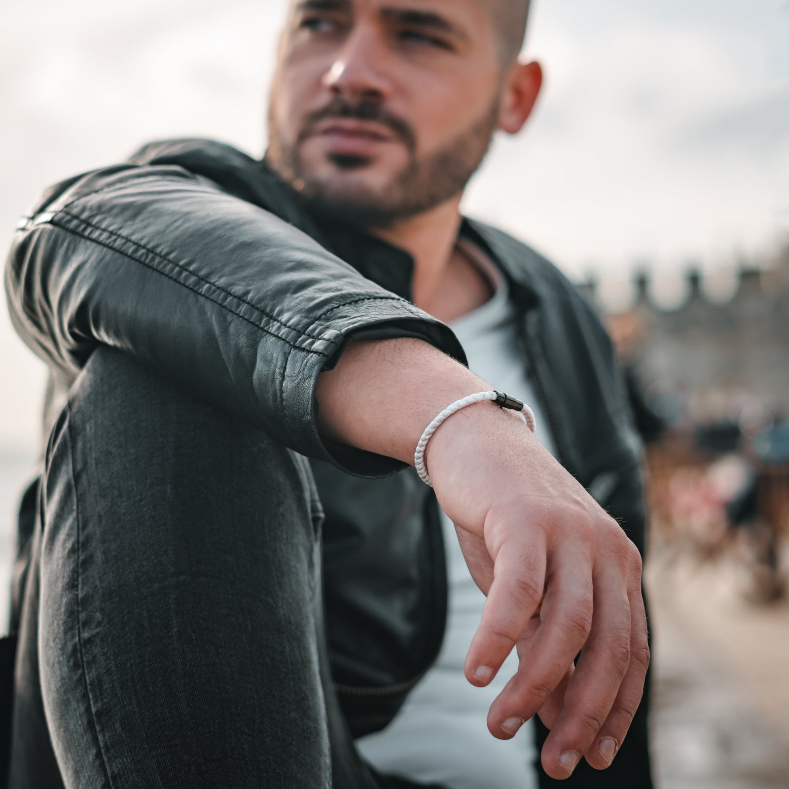 Grey Keel Rope Waterproof Bracelet For Men | Samos Jewelry