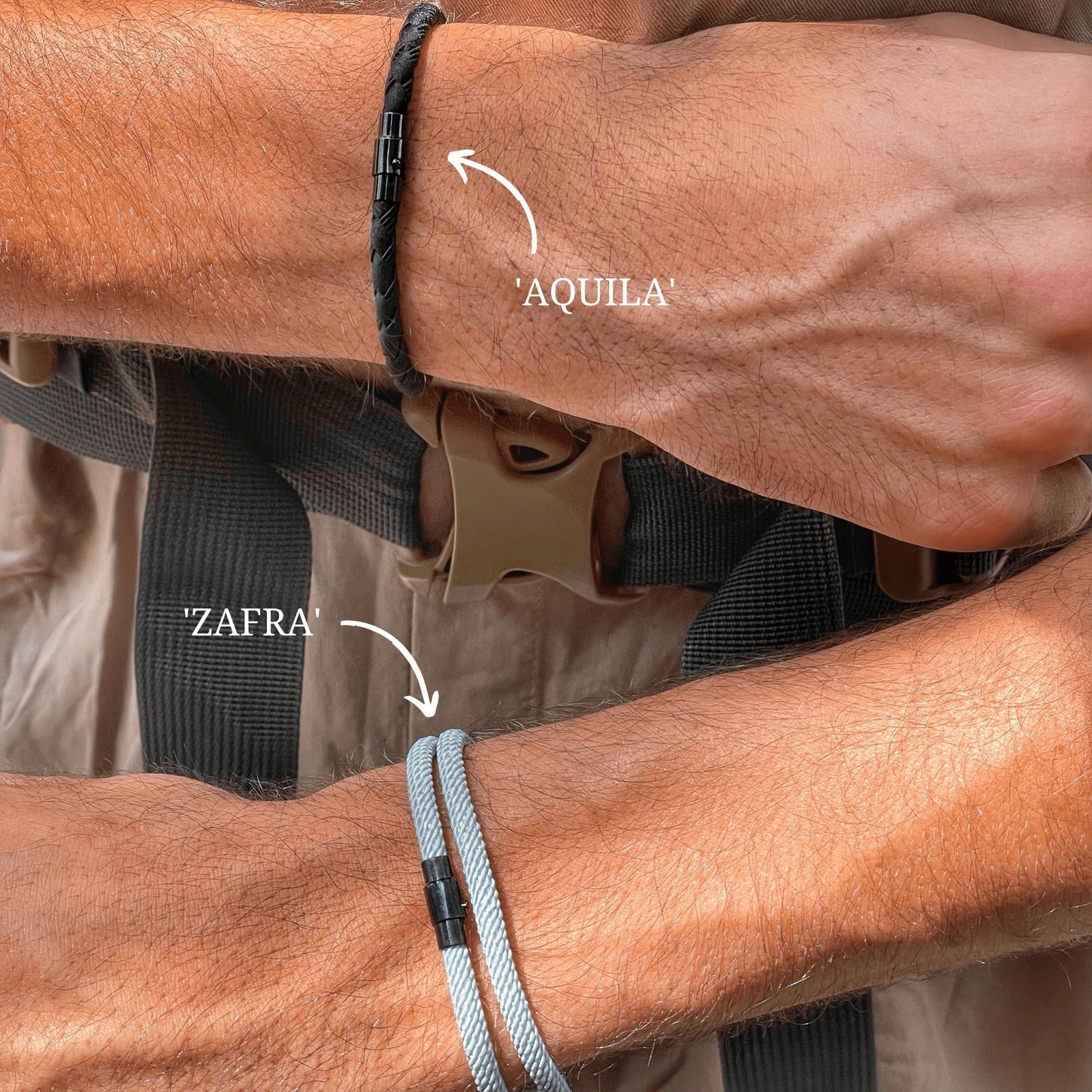 Men's Modern Rope Bracelet With Magnetic Clasp | Samos Jewelry