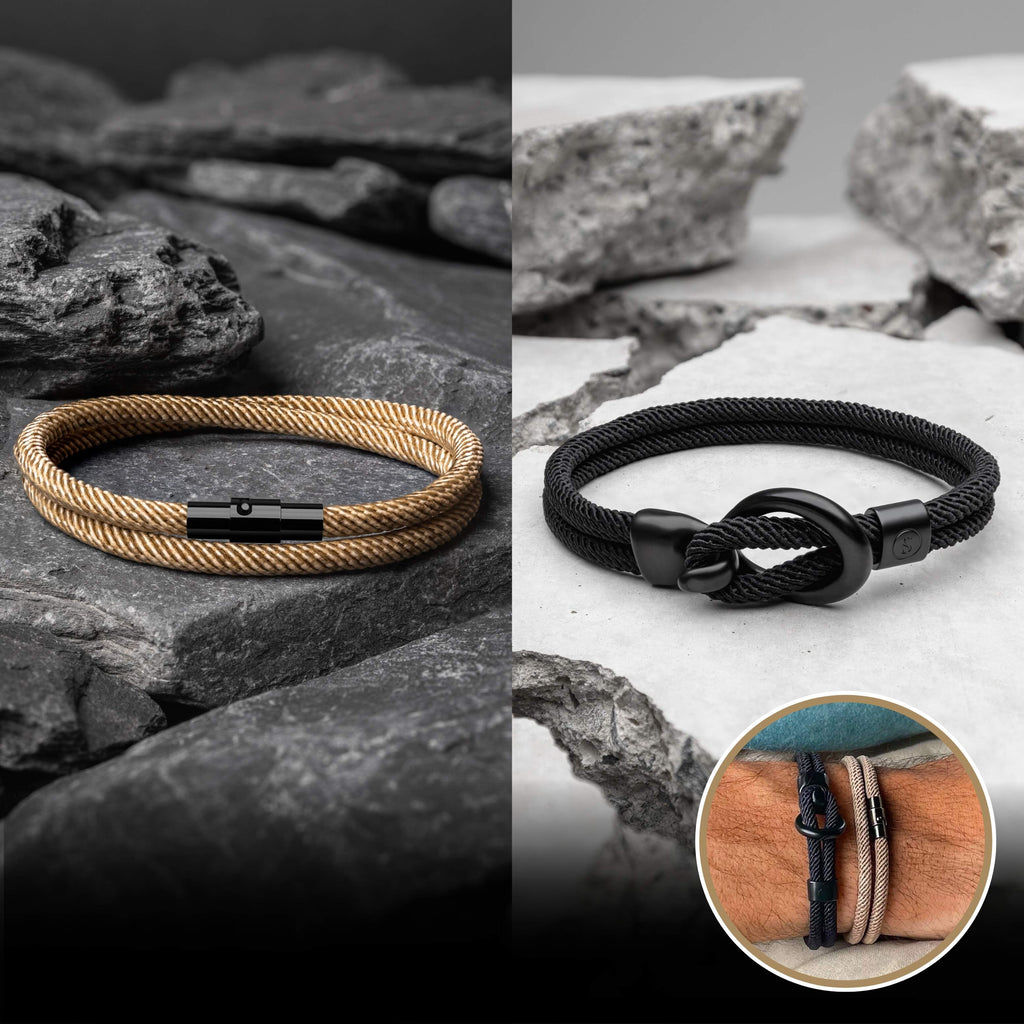 「samulo」ブレスレット Quality Men's Waterproof Milan Rope Bracelet | Samos Jewelry