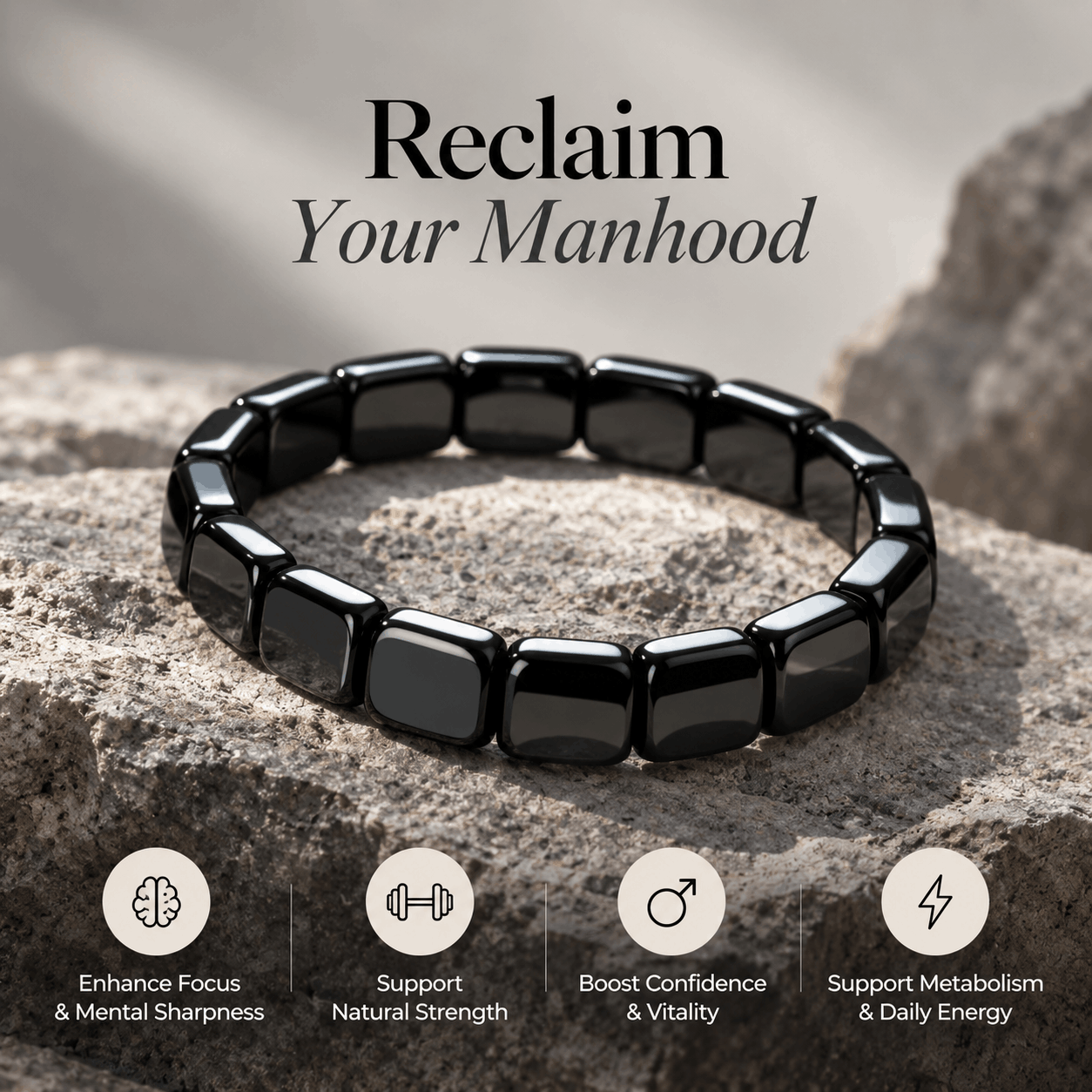 Vigor® Hematite Bracelet